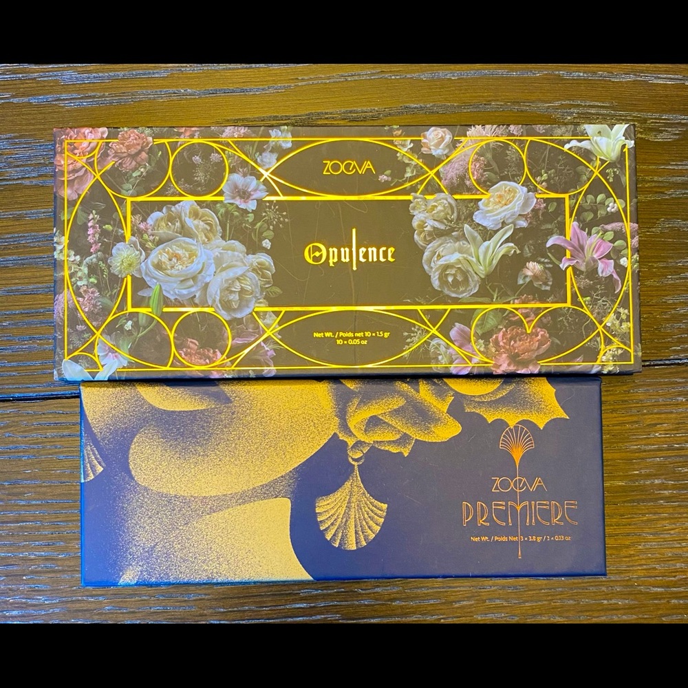 Zoeva bundle; eyeshadow & blush